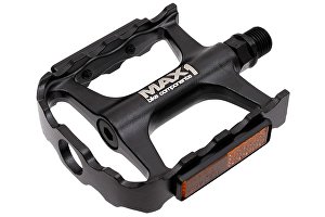 Pedály MAX1 Tour XL ložiskové hliníkové černé